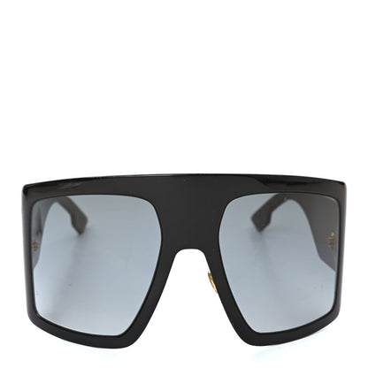 Christian Dior Acetate DiorSo Light 1 Shield Sunglasses Black 2 of 7