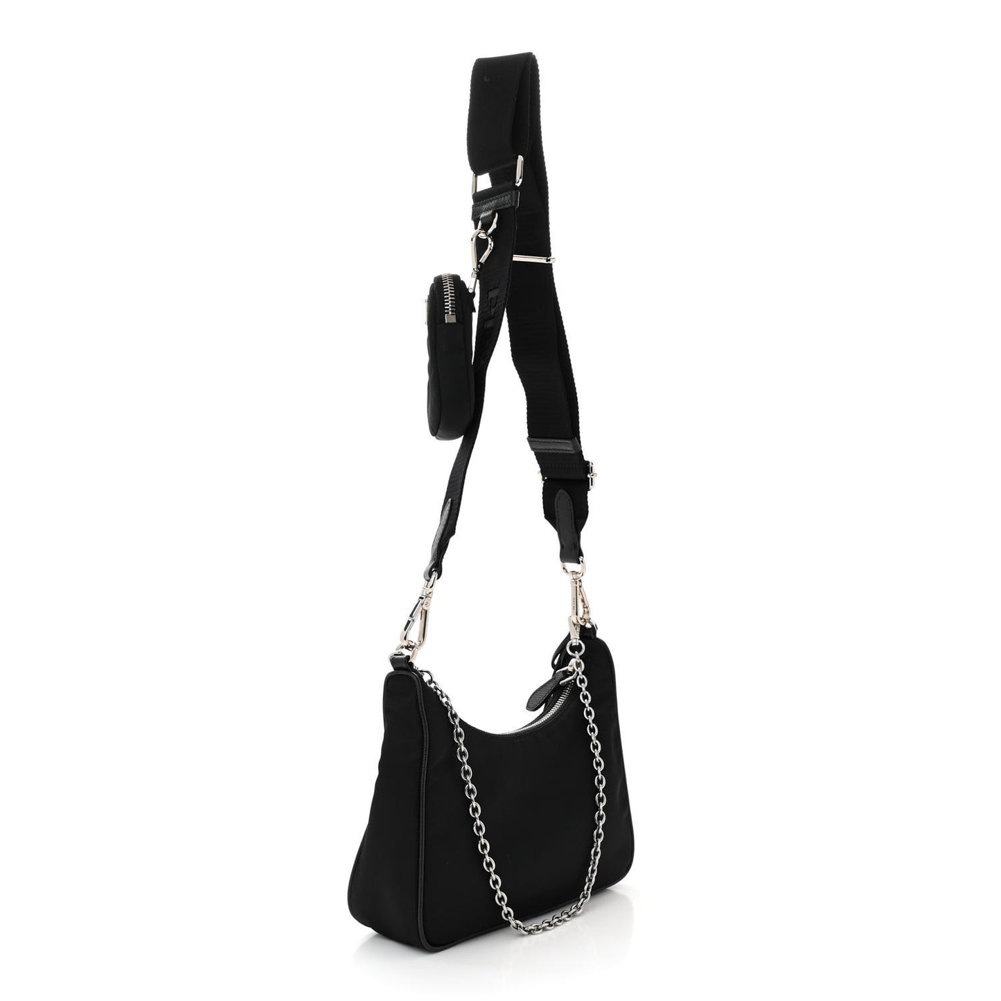 Nylon Re-Edition 2005 Shoulder Bag Black