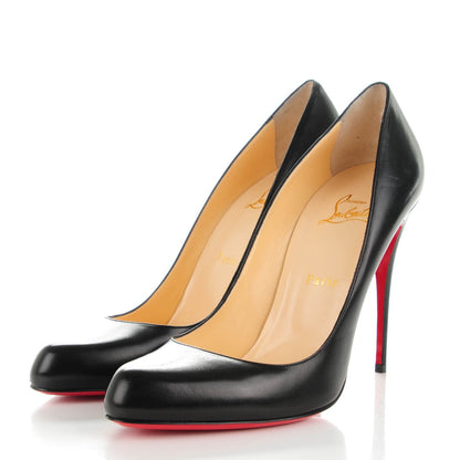 Christian Louboutin Kid Leather Dorissima 100 Pumps 41 Black 3 of 8