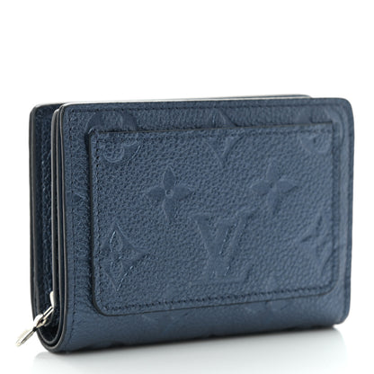 Louis Vuitton Metallic Empreinte Clea Wallet Navy Nacre 3 of 10