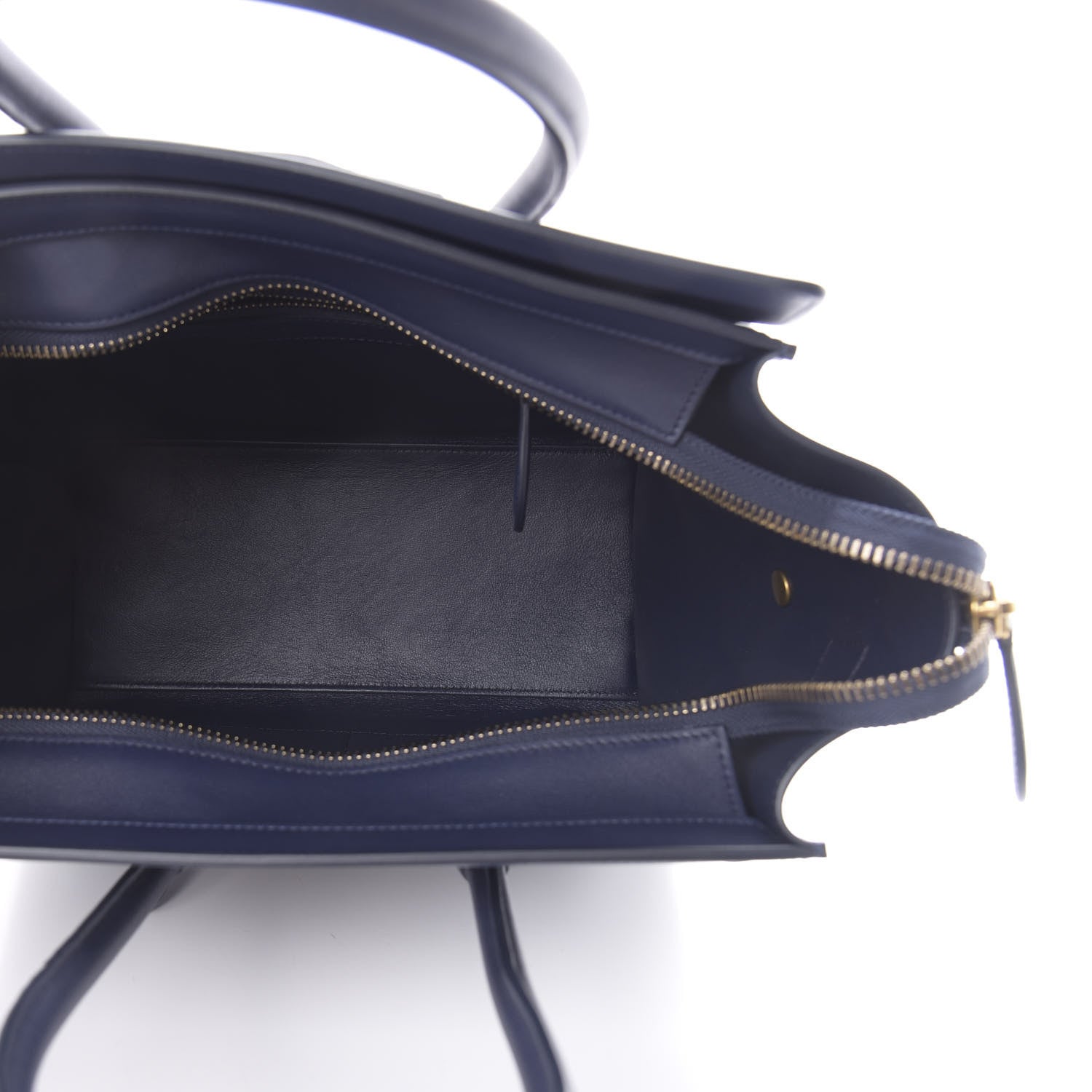 Celine Smooth Calfskin Micro Luggage Ink 4 of 10