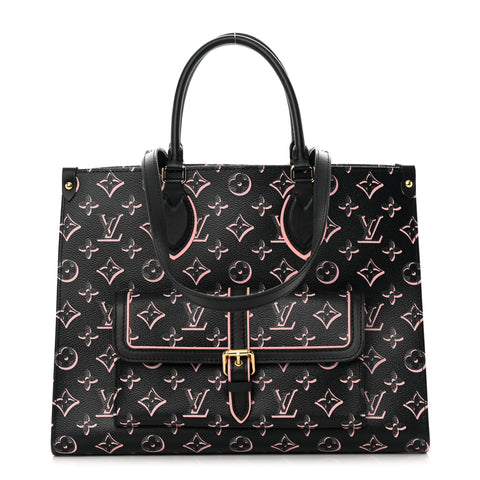 LOUIS VUITTON Monogram Fall for You LV Neo Onthego MM Black