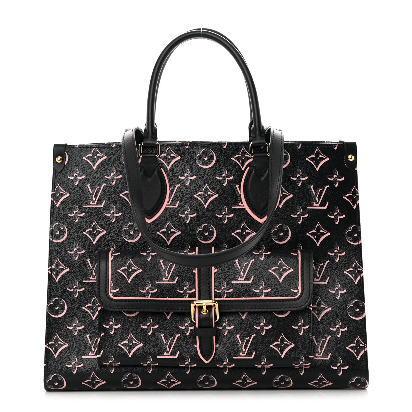 LOUIS VUITTON Monogram Fall for You LV Neo Onthego MM Black
