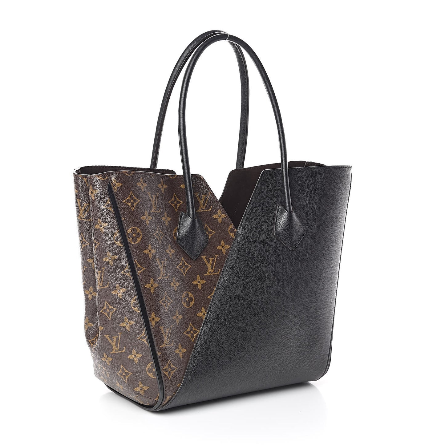 Calfskin Monogram Kimono Tote Black