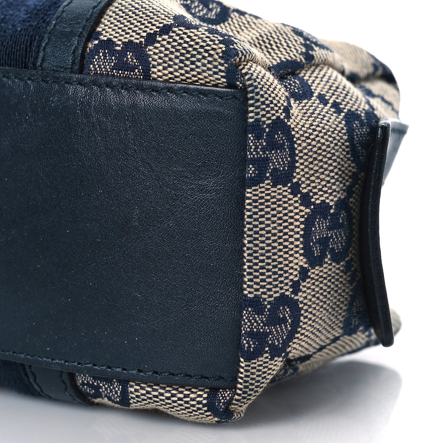 Monogram Web Small Cosmetic Case Navy