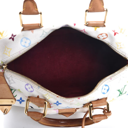 Louis Vuitton Monogram Multicolor Speedy 30 White 5 of 19