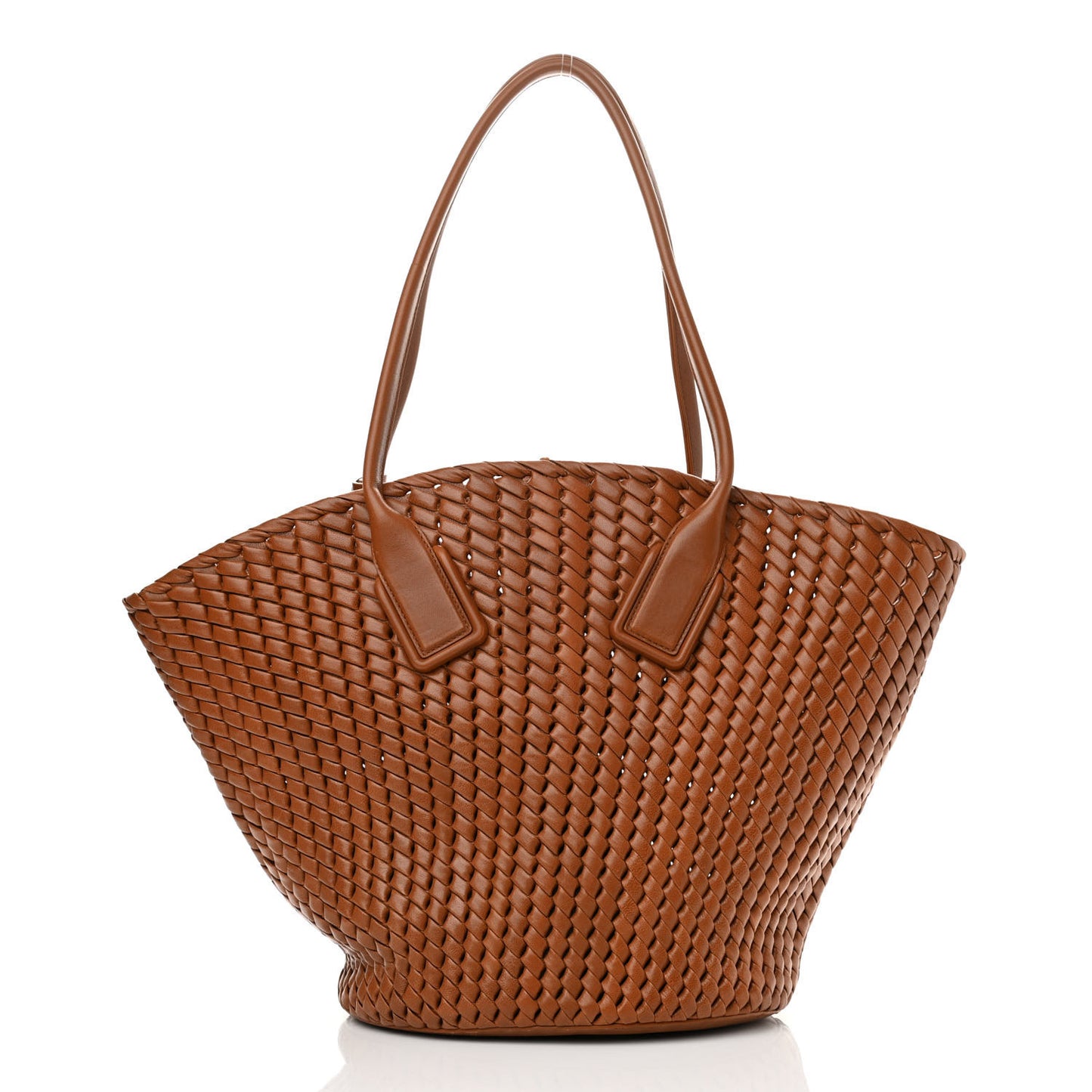 Nappa Intrecciato Rete Tote Wood