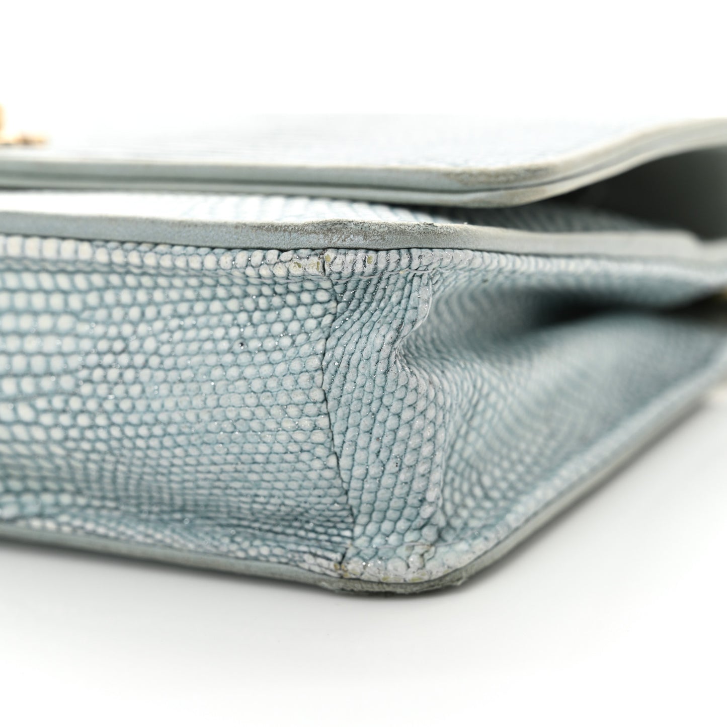 Lizard Wallet on Chain WOC Light Grey