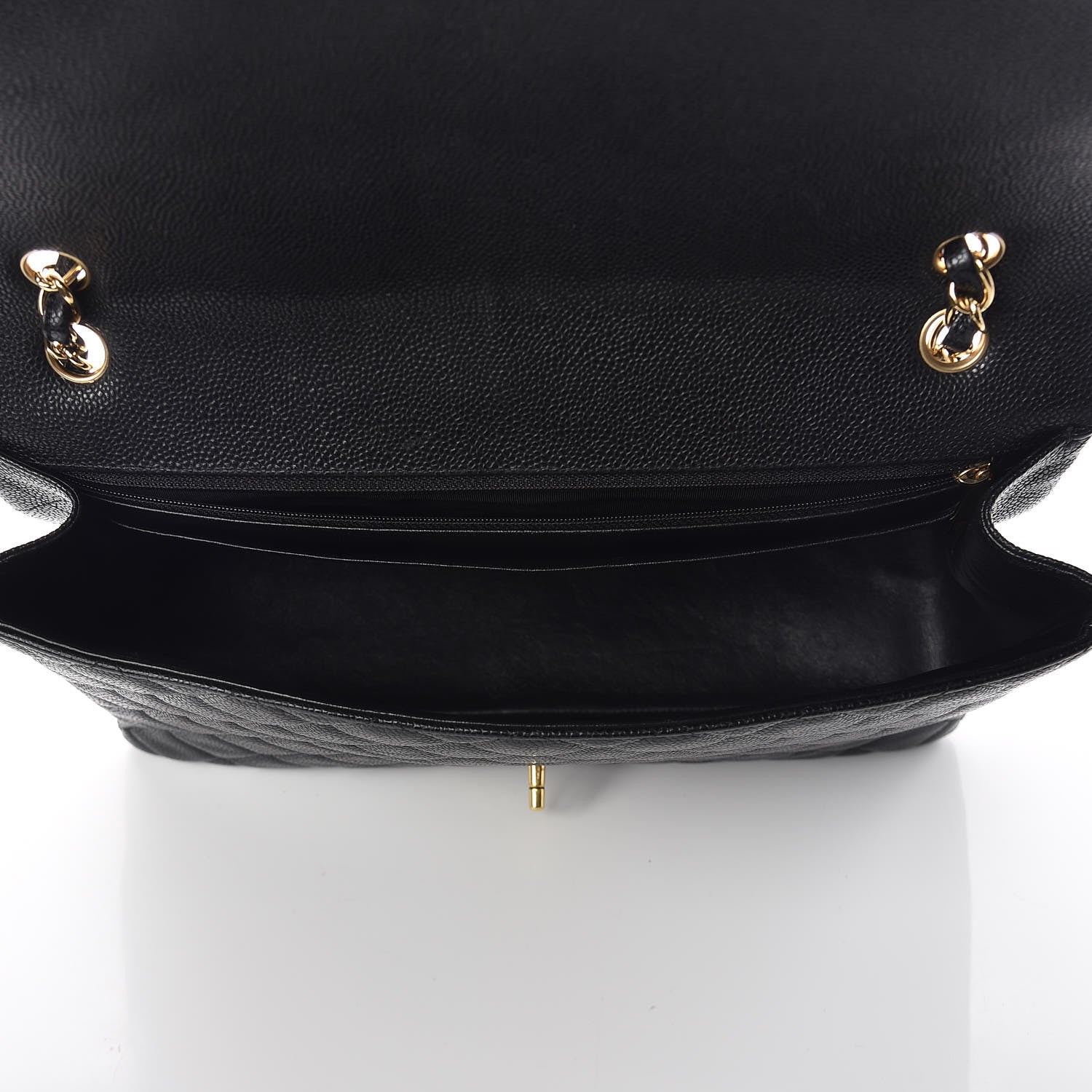 Chanel Caviar Quilted Maxi Single Flap Black 8 of 11
