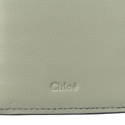 Chloe Calfskin Alphabet Compact Wallet Light Eucalyptus 6 of 16