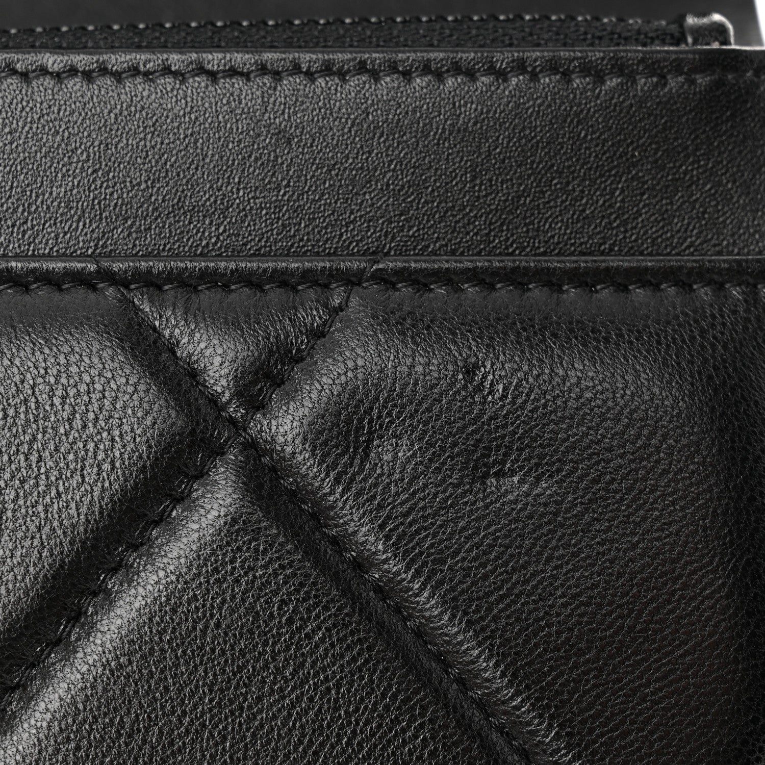 Chanel Lambskin Quilted Chanel 19 Wallet On Chain WOC Black 13 of 16