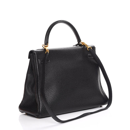 Hermes Togo Kelly Retourne 32 Black 4 of 31