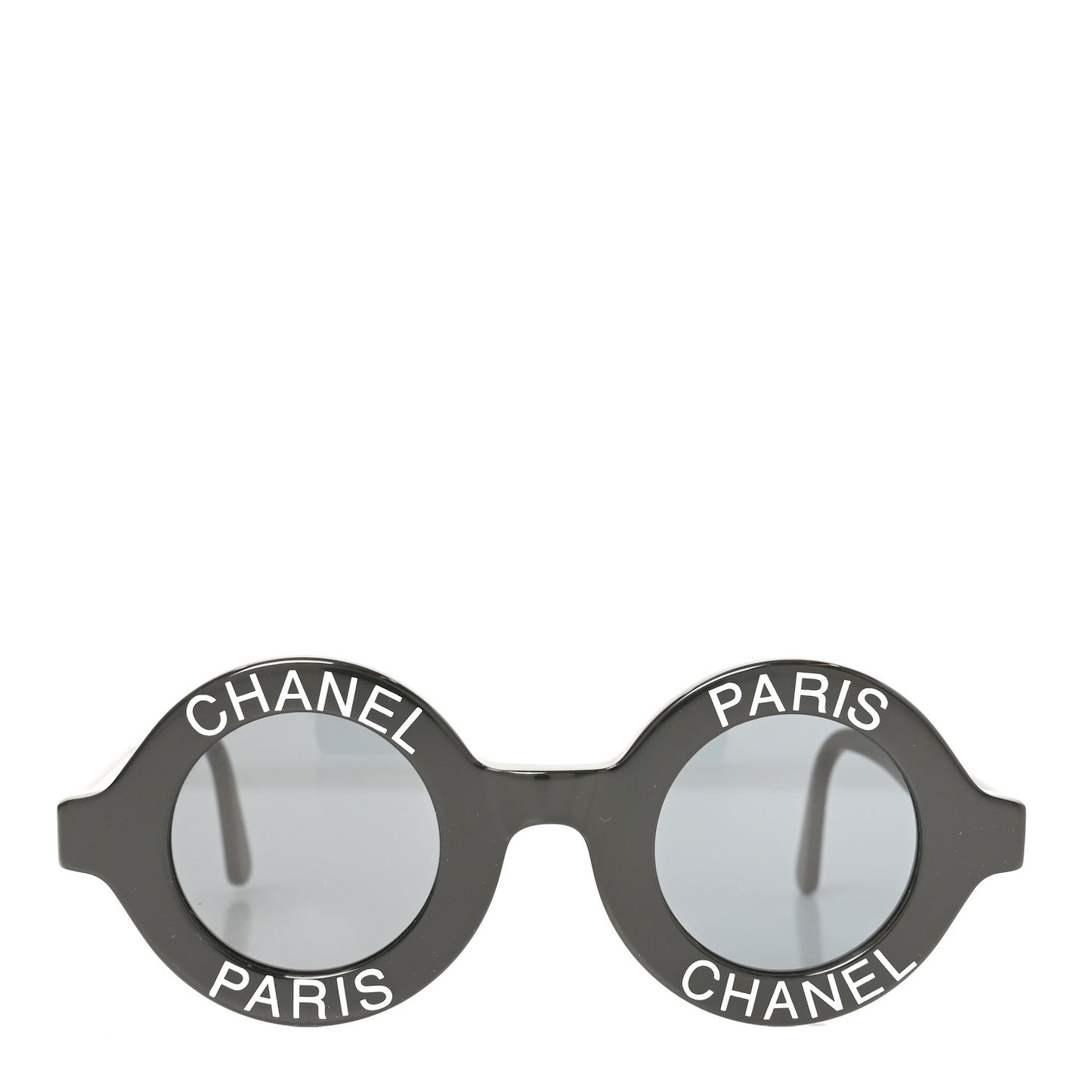 Round 01945 94305 Sunglasses Black White