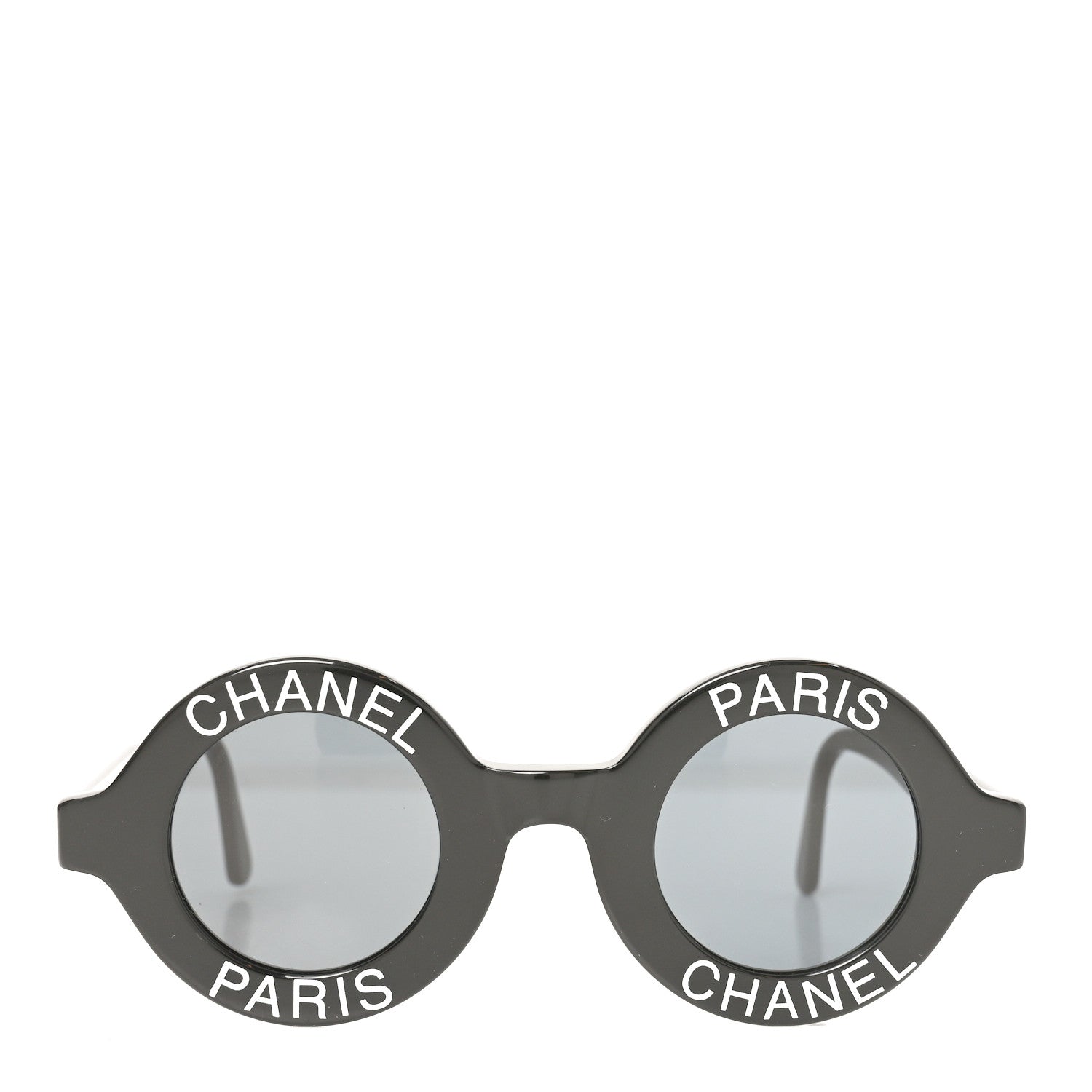 Chanel Round 01945 94305 Sunglasses Black White 2 of 7