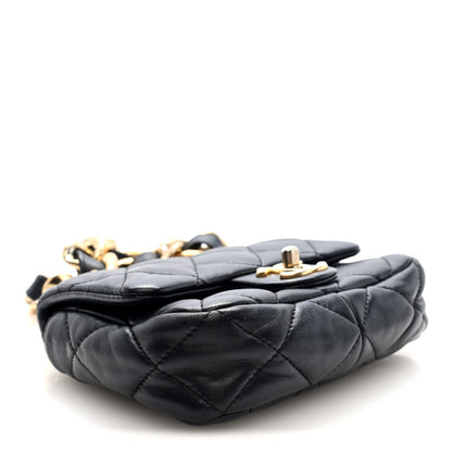 Chanel Lambskin Quilted Mini CC Funky Town Flap Black 4 of 10