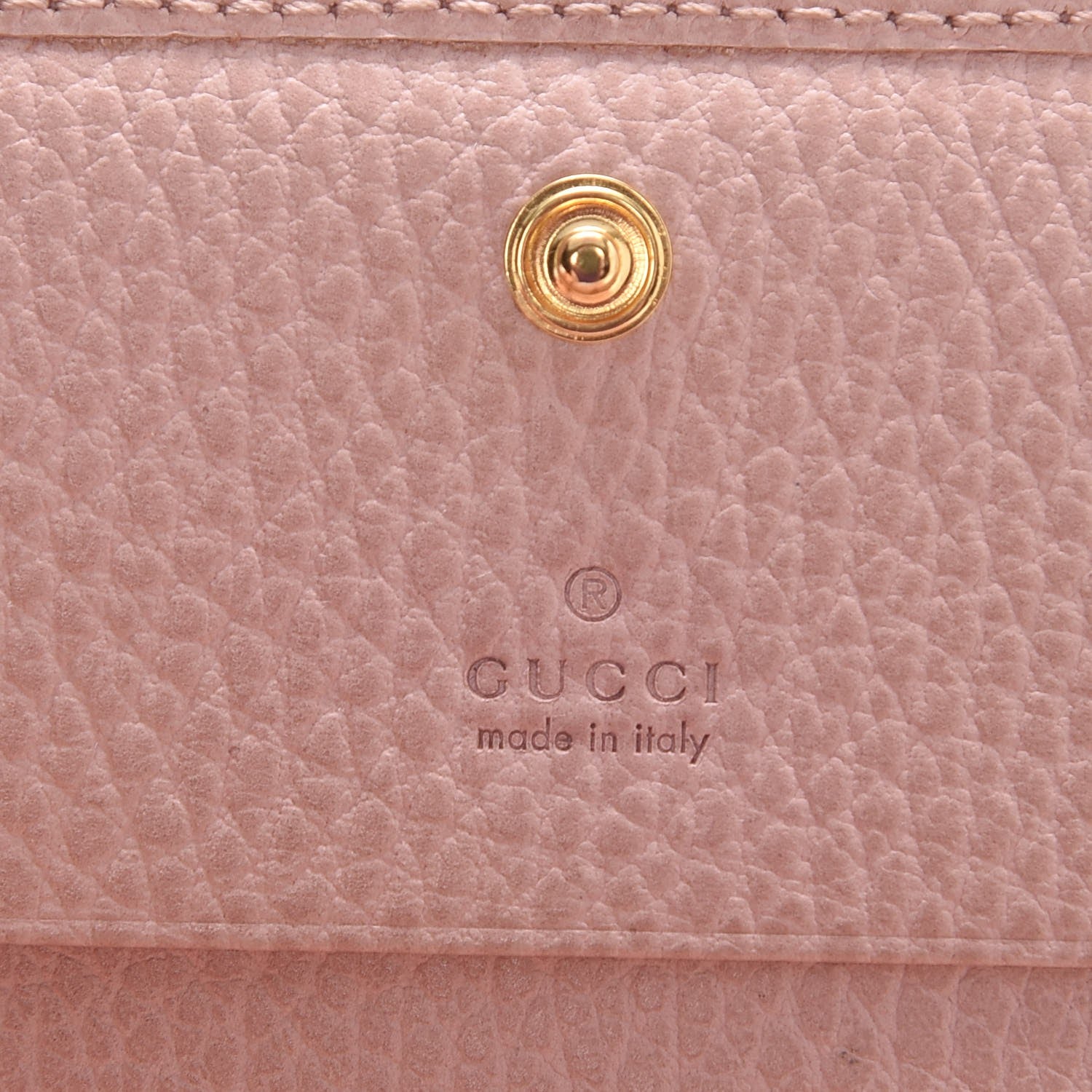 Gucci Dollar Calfskin GG Marmont Card Case Perfect Pink 5 of 12