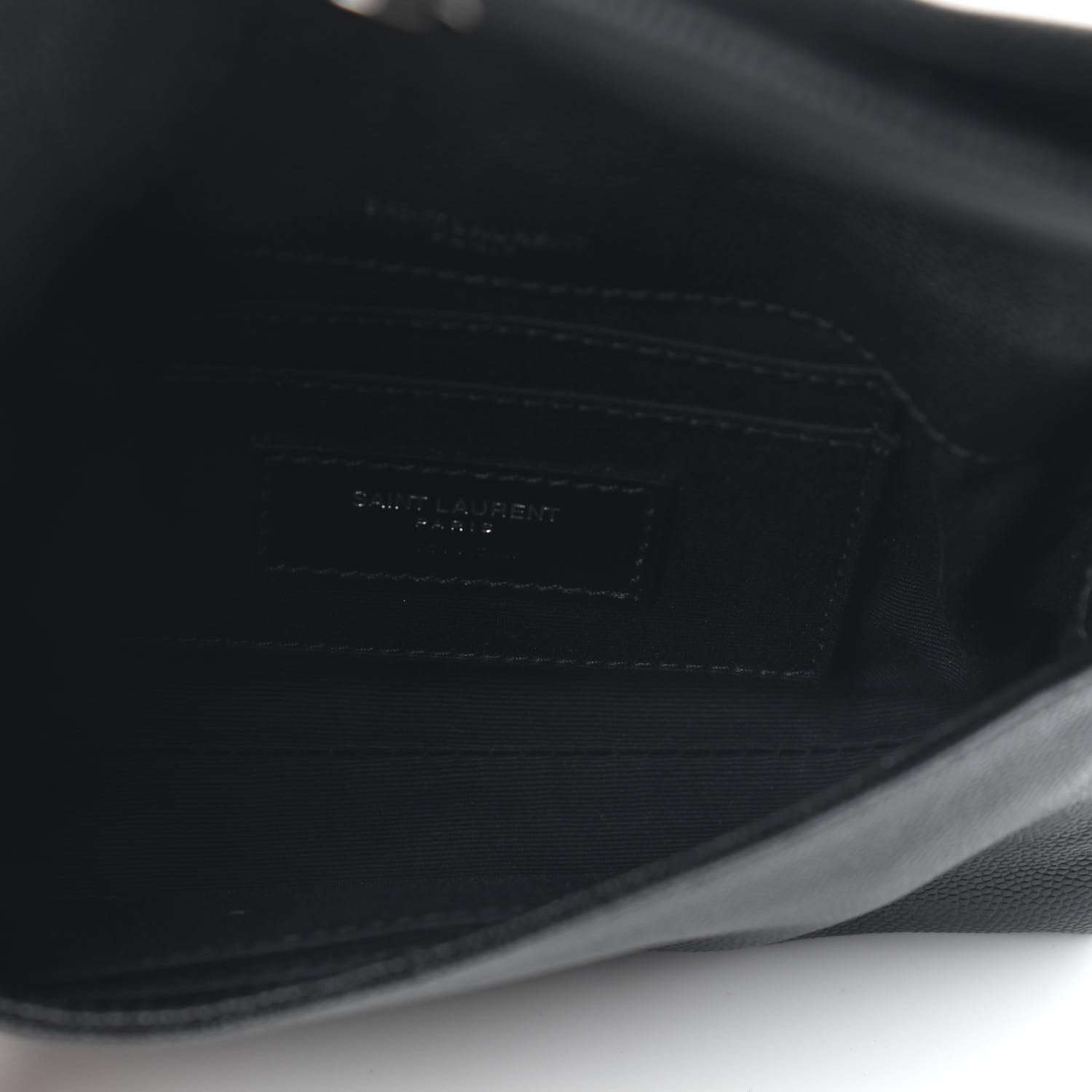 Saint Laurent Grain De Poudre Monogram Toy West Hollywood Fold-Over Bag Black 5 of 8