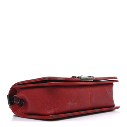 Chanel Caviar Quilted Medium Boy Flap Red 4 of 12