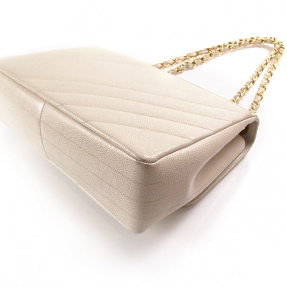 Chanel Vintage Caviar JUMBO XL MAXI Flap Bag 6 of 13