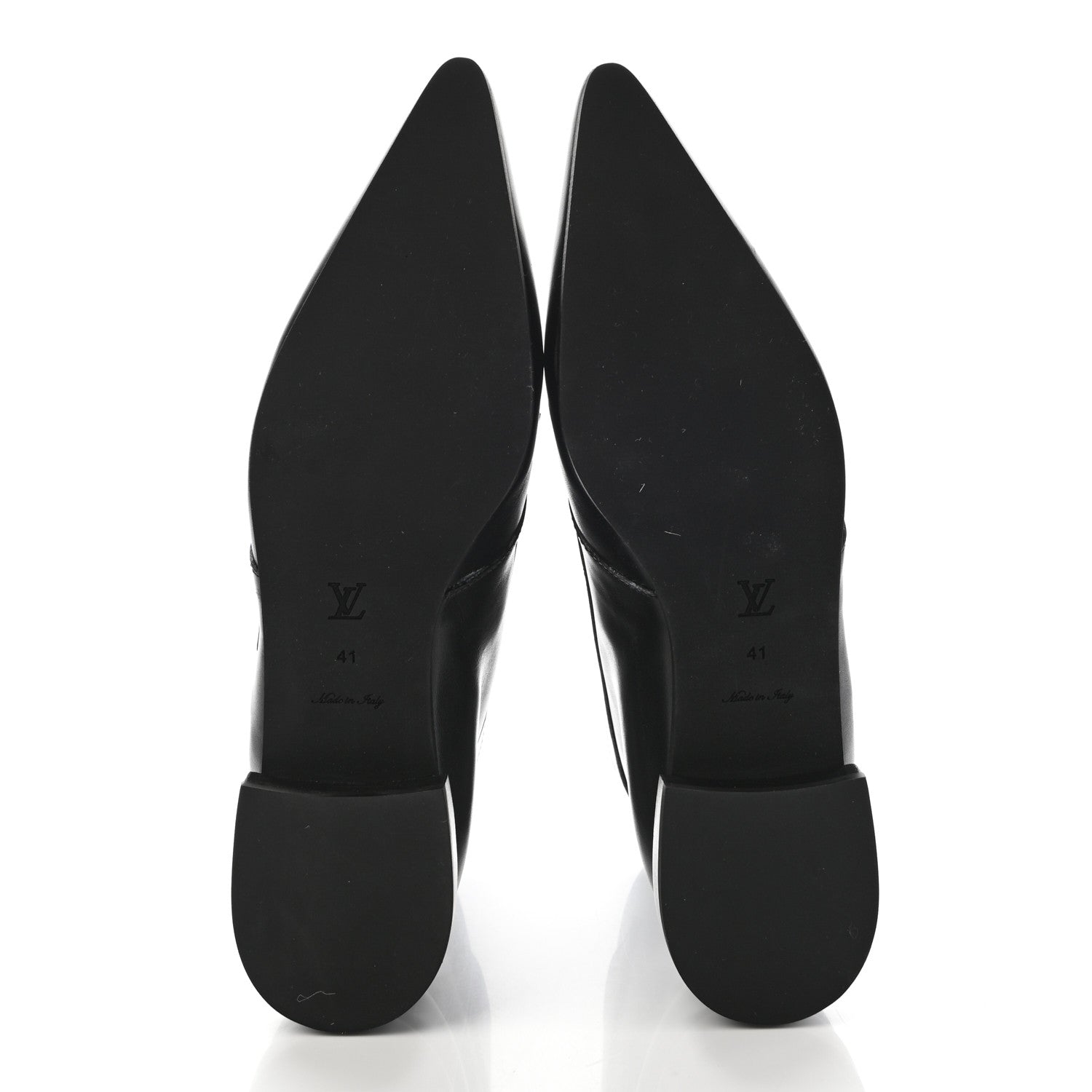 Louis Vuitton Calfskin Jumble Flat Ankle Boots 41 Black 4 of 12
