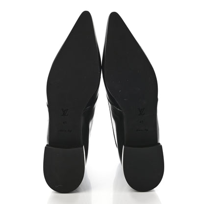 Louis Vuitton Calfskin Jumble Flat Ankle Boots 41 Black 4 of 12