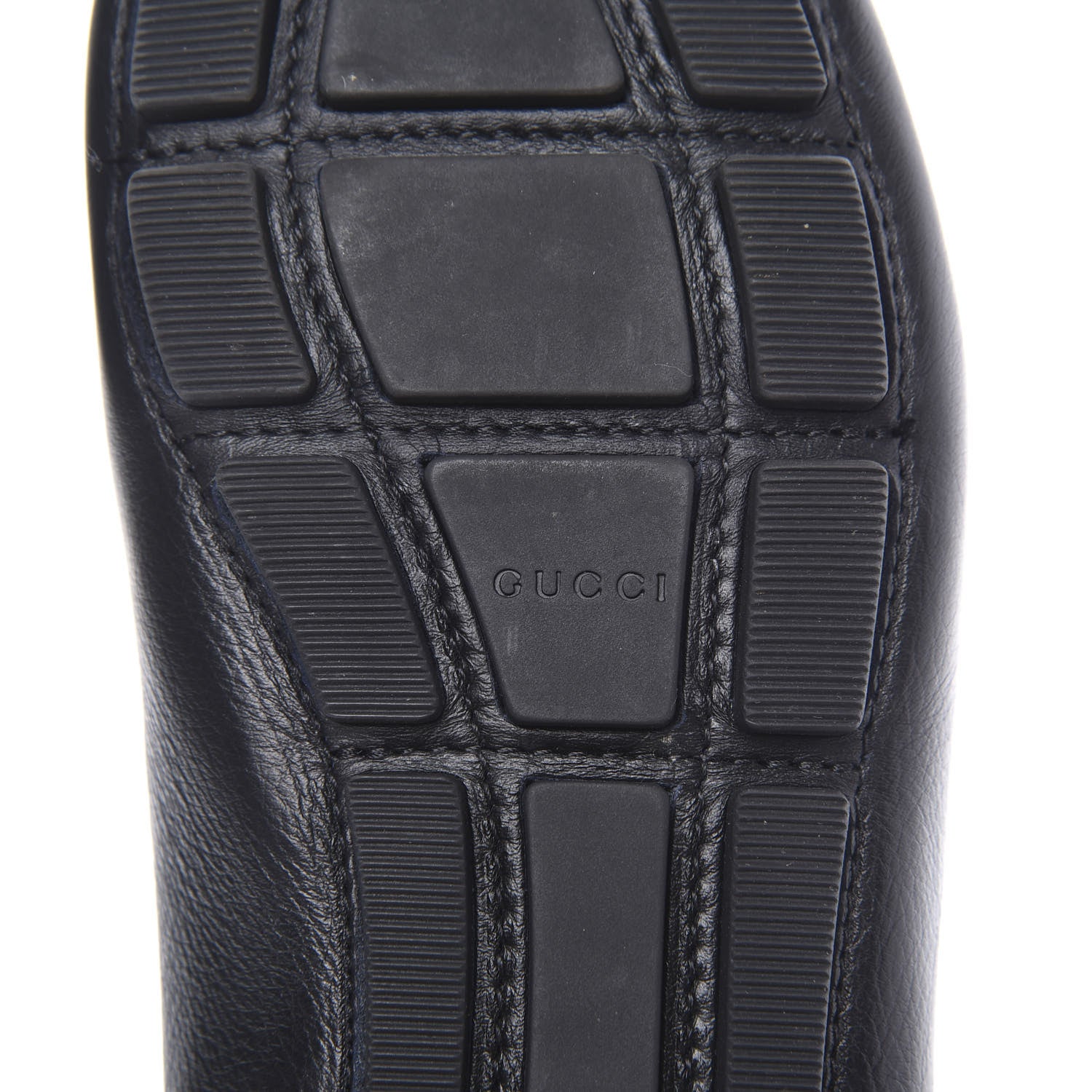Gucci Calfskin Womens Driver Loafers 38 Black 8 of 10