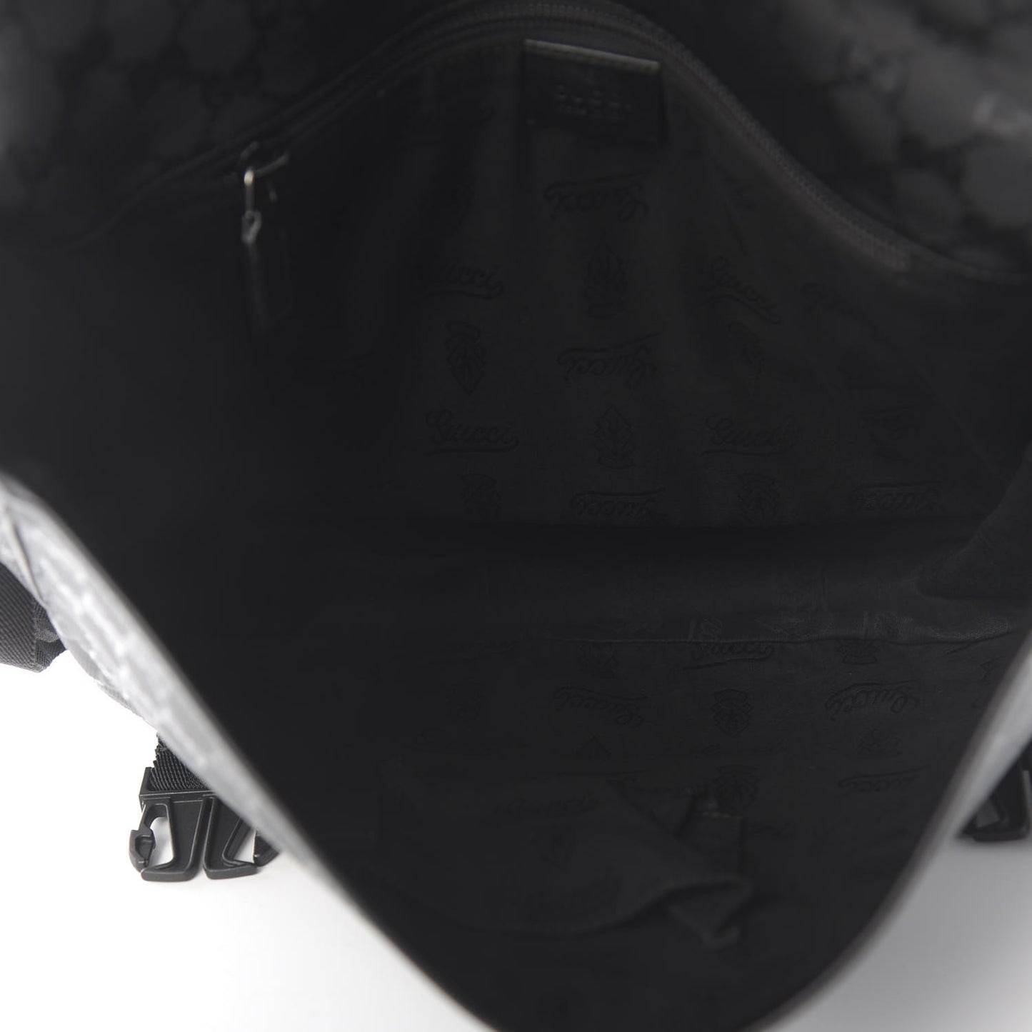 Imprime Monogram Medium Double Buckle Flap Messenger Bag Black