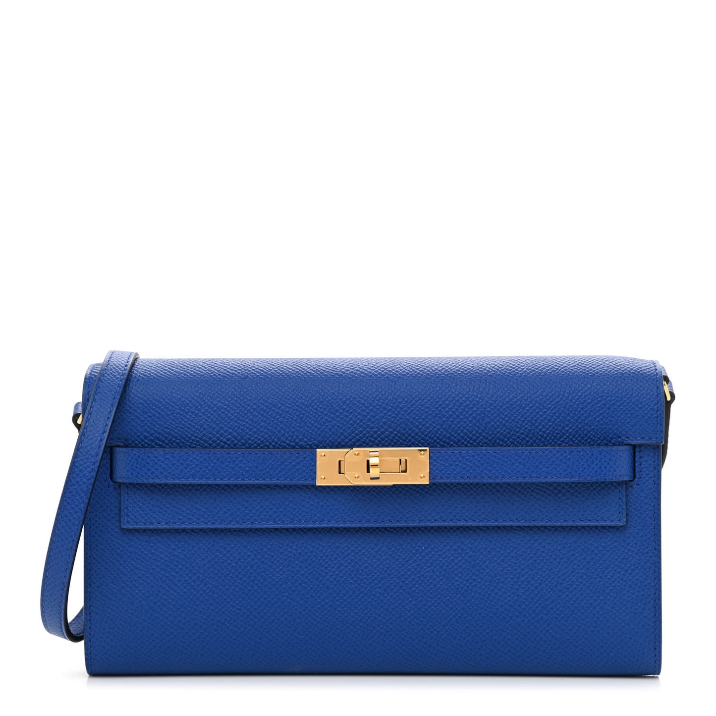 Epsom Kelly Wallet To Go Bleu Royal