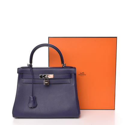 Hermes Evercolor Verso Kelly Retourne 28 Bleu Encre Bleu Zellige 41 of 41