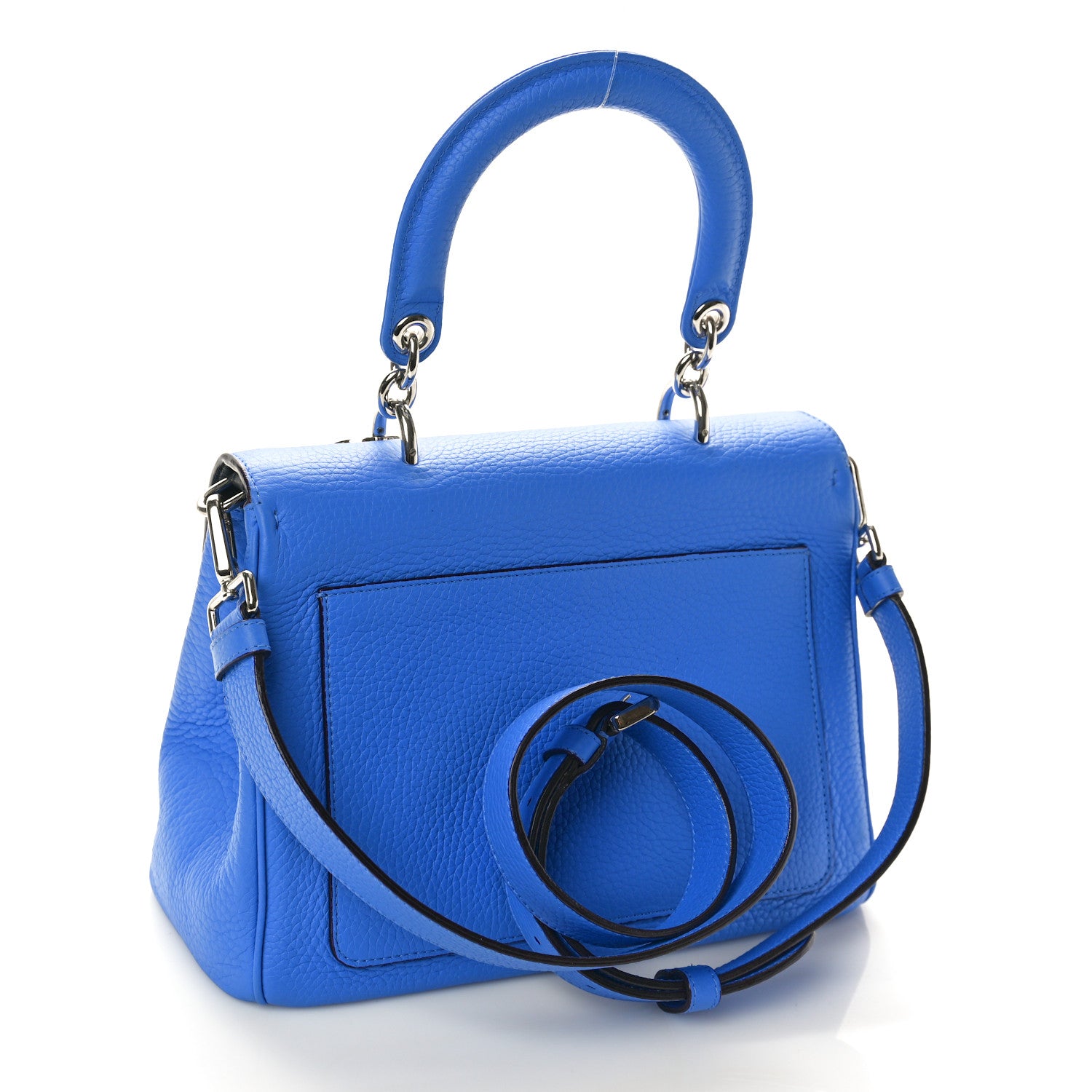 Christian Dior Bullcalf Small Be Dior Flap Blue 2 of 9