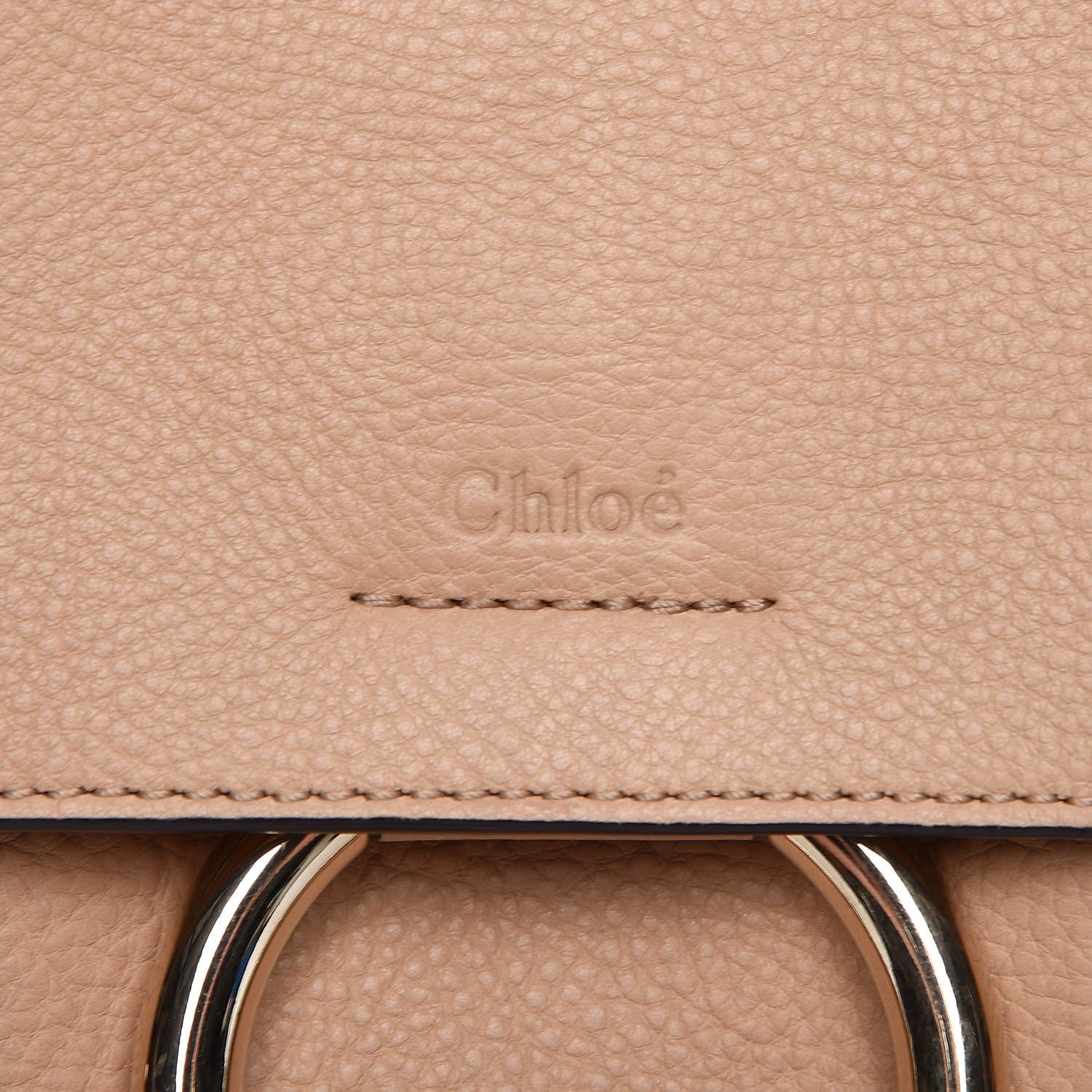 Chloe Calfskin Small Faye Day Shoulder Bag Blush Nude 7 of 9