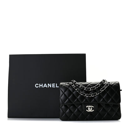Chanel Lambskin Quilted Small Double Flap Black 10 of 10