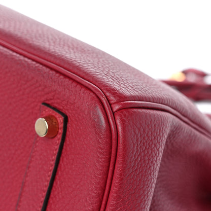 Hermes Togo Birkin 35 Rouge Grenat 12 of 14