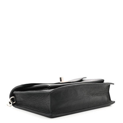 Louis Vuitton Soft Calfskin My Lockme Chain Pochette Black 4 of 11