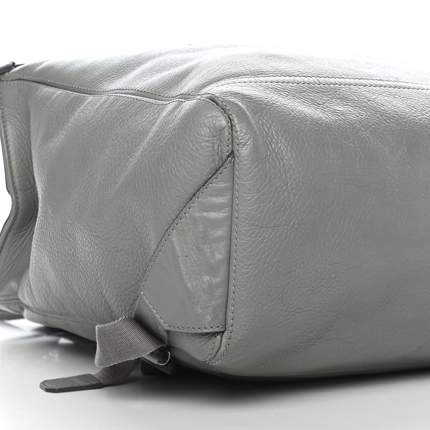 Calfskin Pandora Backpack Pearl Grey