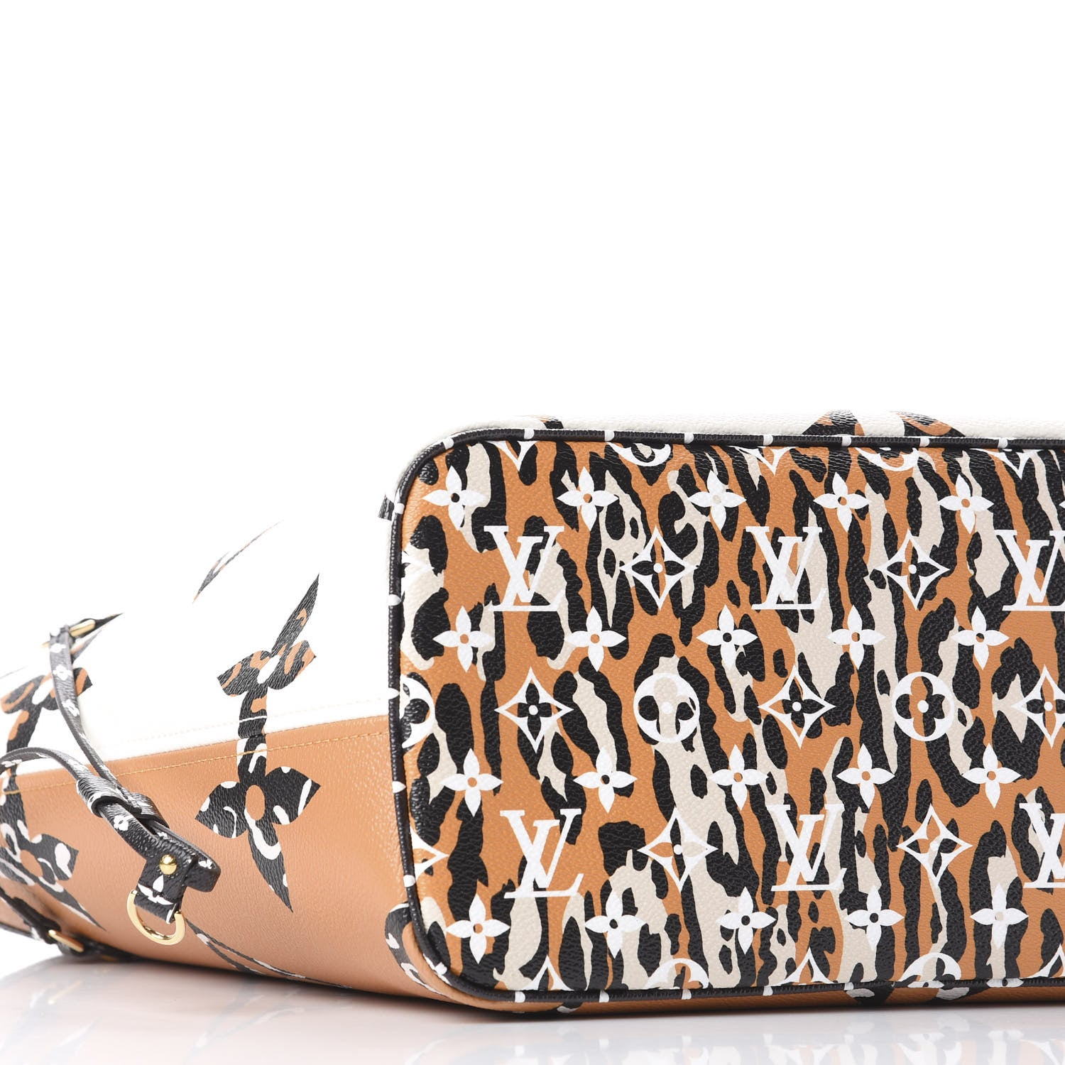 Louis Vuitton Monogram Giant Jungle Neverfull MM Ivory 5 of 11