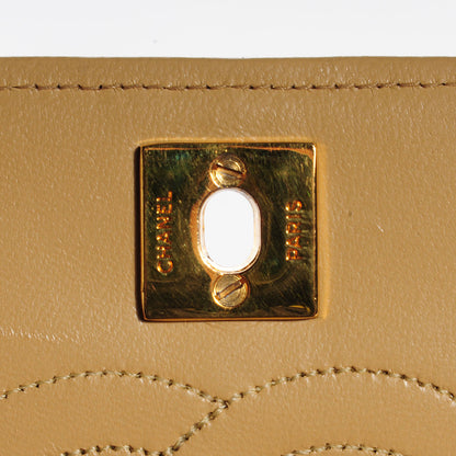 Chanel Lambskin Medium Double Flap Beige 6 of 10