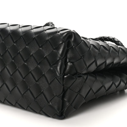 Bottega Veneta Nappa Intrecciato Small Andiamo Shoulder Bag Black 9 of 9
