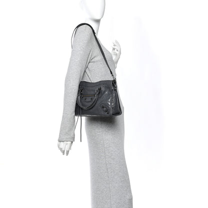 Balenciaga Agneau Arena Classic Hardware Small Le City Volcanic Rock 2 of 9