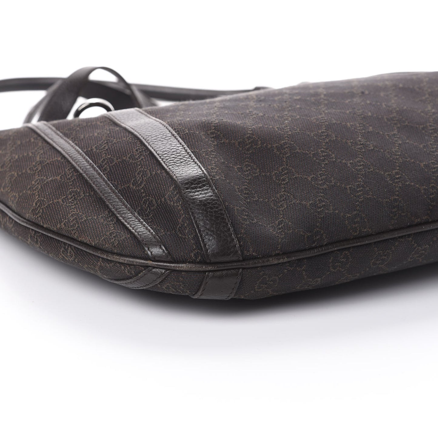 Monogram Medium Abbey Convertible Tote Dark Brown