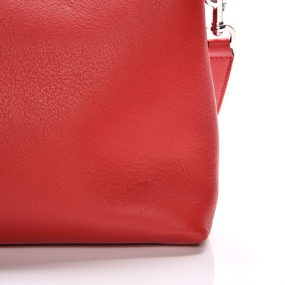 Fendi Vitello Dolce 4 Color Large By The Way Boston Bag Caipiroska Blue Multicolor 9 of 9