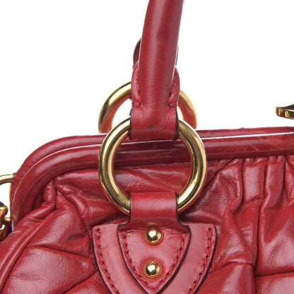 Marc Jacobs Lambskin Quilted Stam Red 12 of 14
