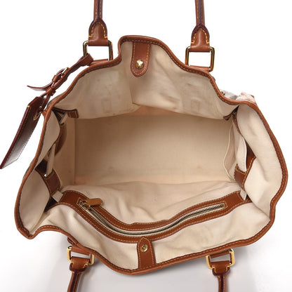 Louis Vuitton Monogram Rayures Tisse Sac GM Blue 5 of 18