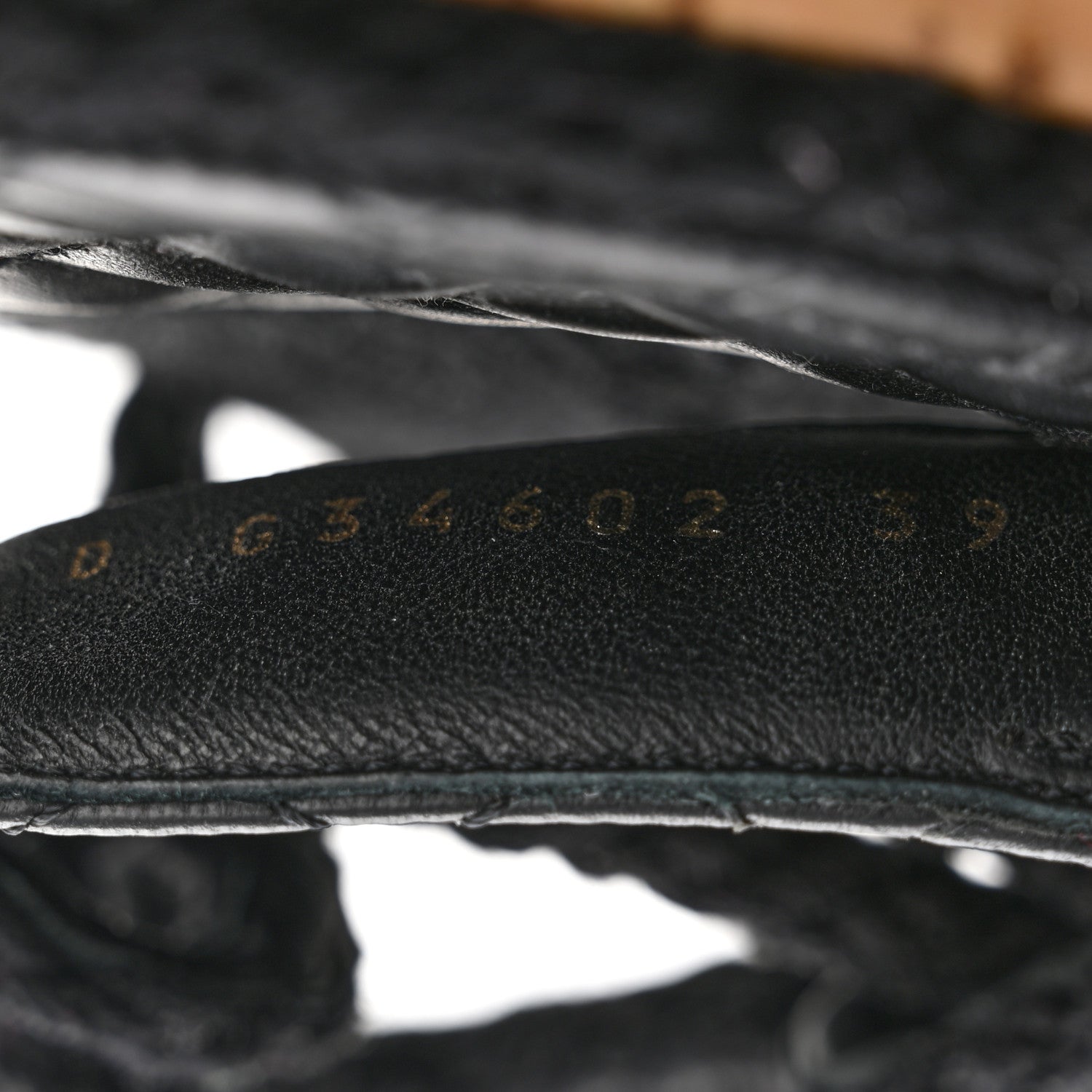 Chanel Cord Lambskin Quilted Logo Sandals 39 Black 26 of 27