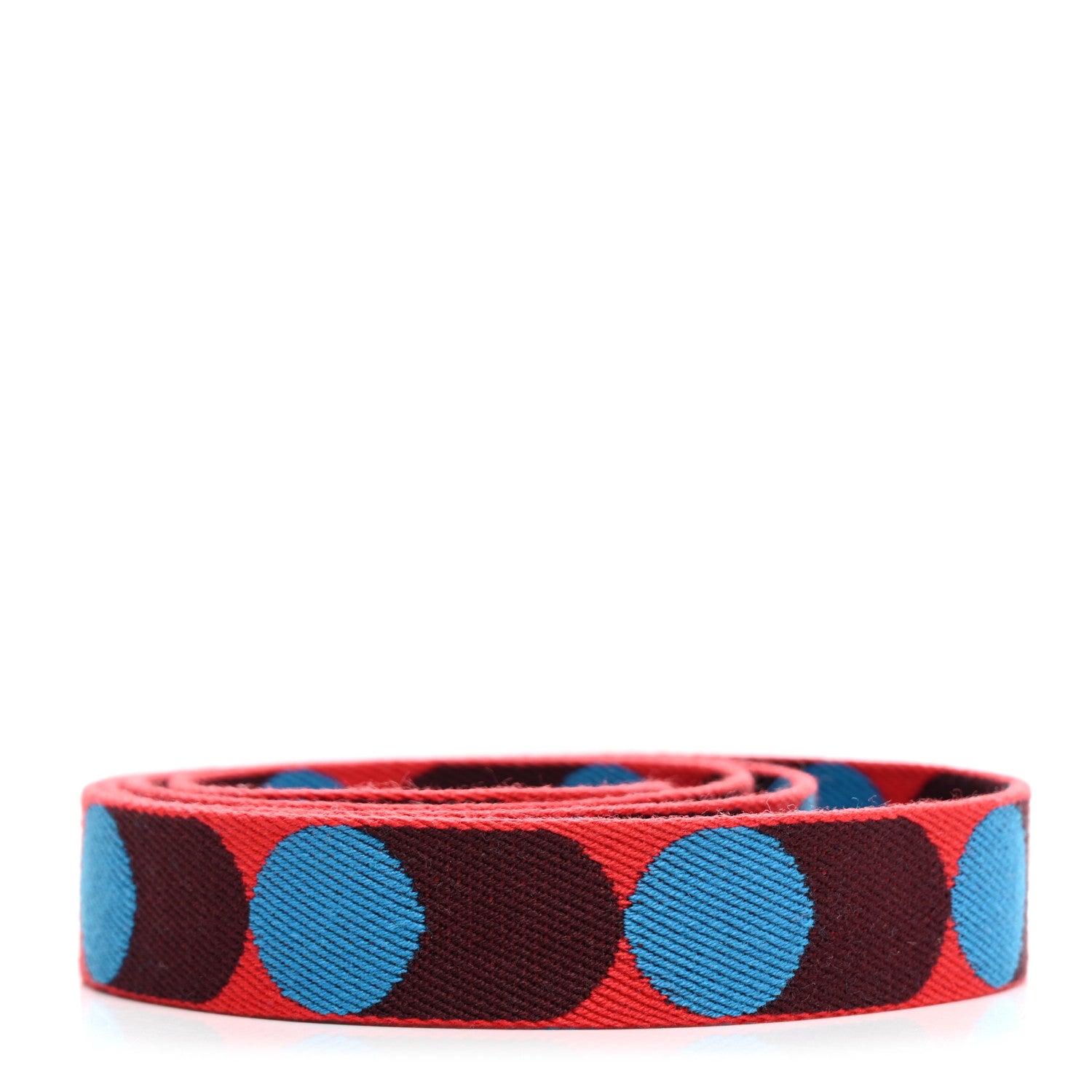 Hermes Toile Swift 25mm Sangle Flipperball To Go Shoulder Strap Rouge De Coeur Bleu Frida Gold 2 of 5
