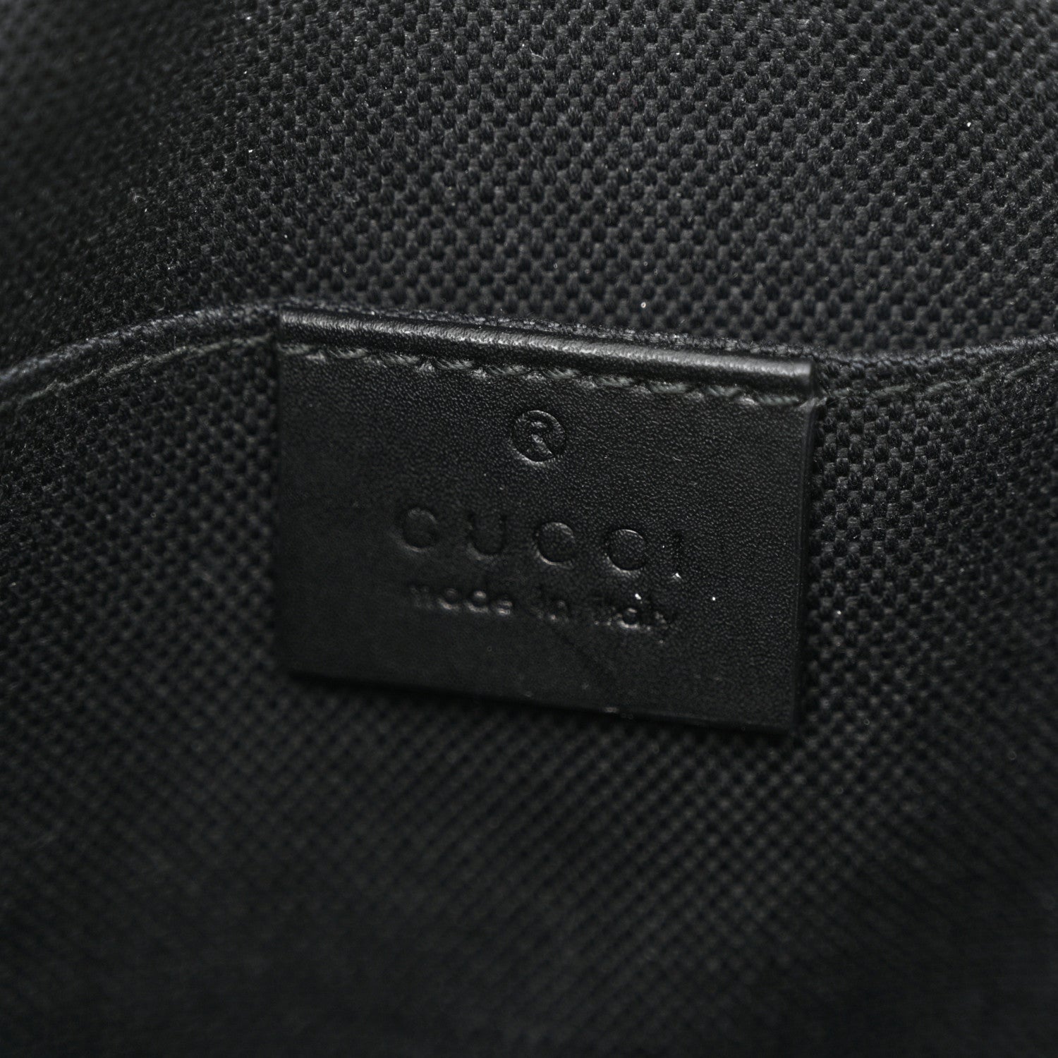 Gucci GG Supreme Monogram Web Small Flat Messenger Bag Black Grey 6 of 11