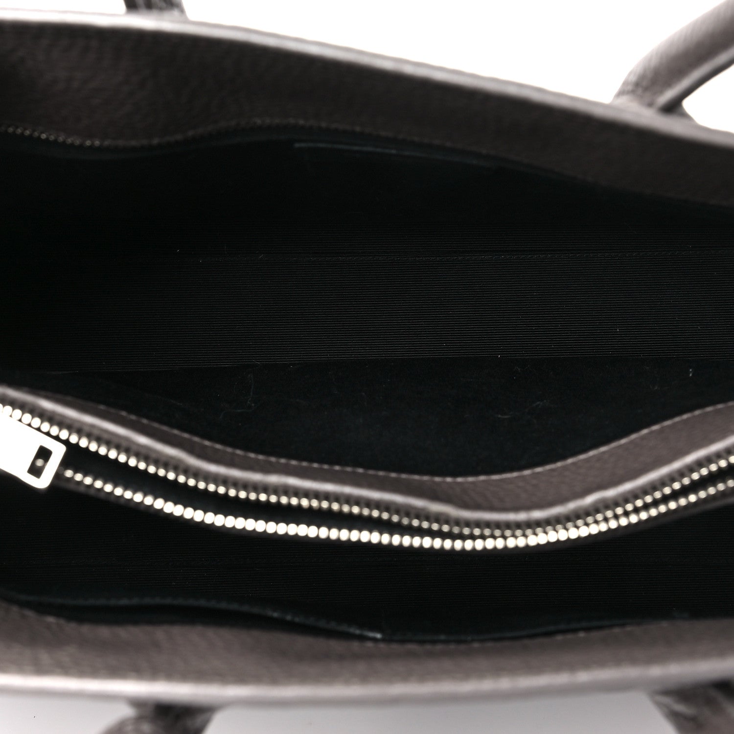 Saint Laurent Grained Calfskin Small Sac De Jour Fog 5 of 9