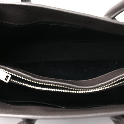 Saint Laurent Grained Calfskin Small Sac De Jour Fog 5 of 9