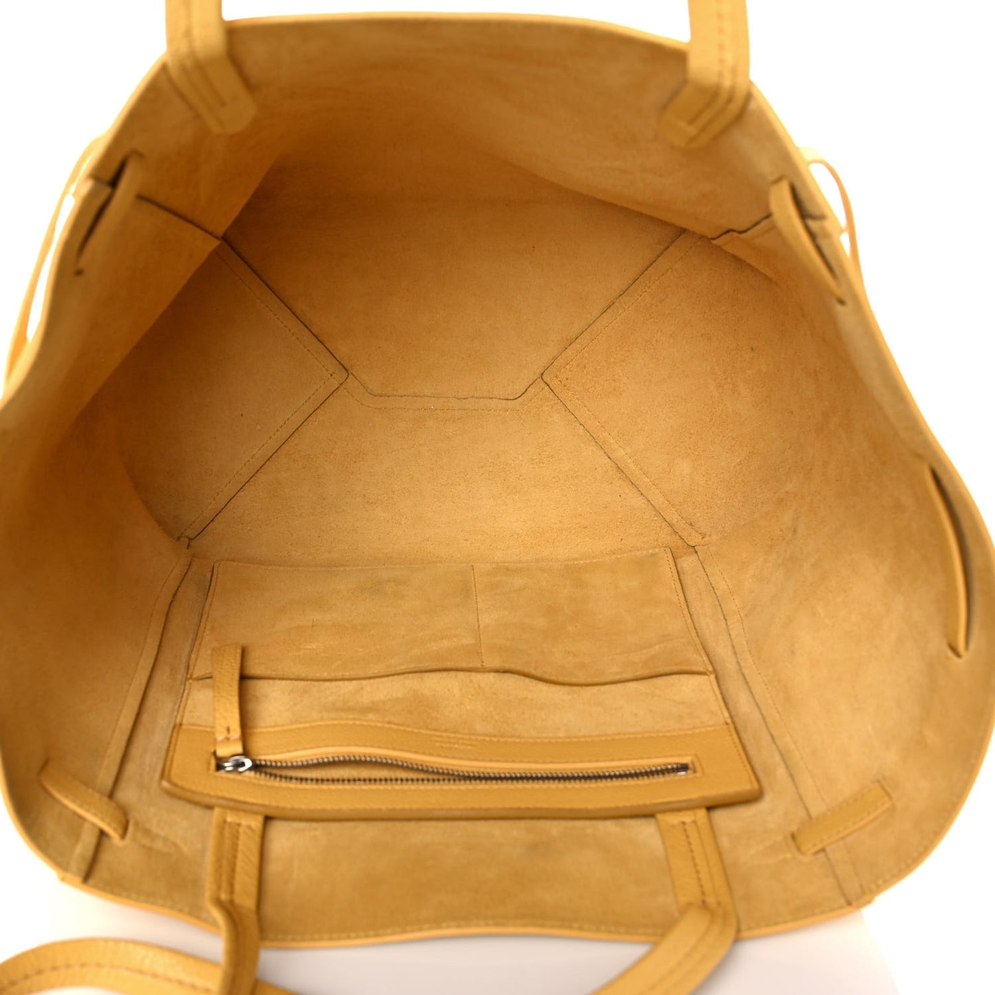 Soft Grained Calfskin Small Belt Cabas Sunflower