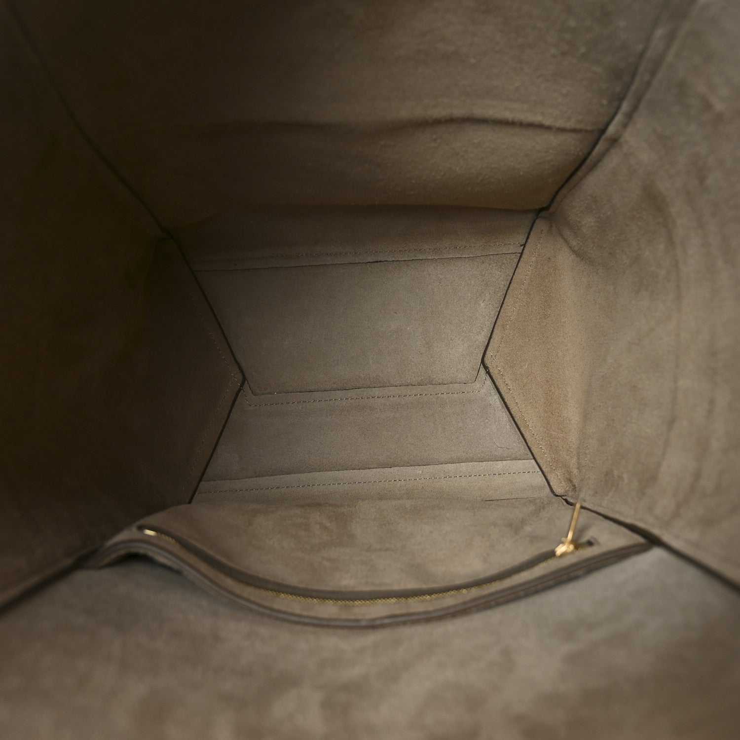 Celine Soft Grained Calfskin Sangle Bucket Bag Taupe 5 of 9